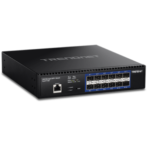 Switch 12 porturi SFP+ 1/10G, 1 x consola RJ45, management, 1U - TRENDnet TL2-F7120