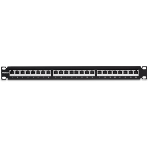 Patch Panel 24 porturi RJ45, Cat6a, Ecranat, 1U - TRENDnet TC-P24C6AS